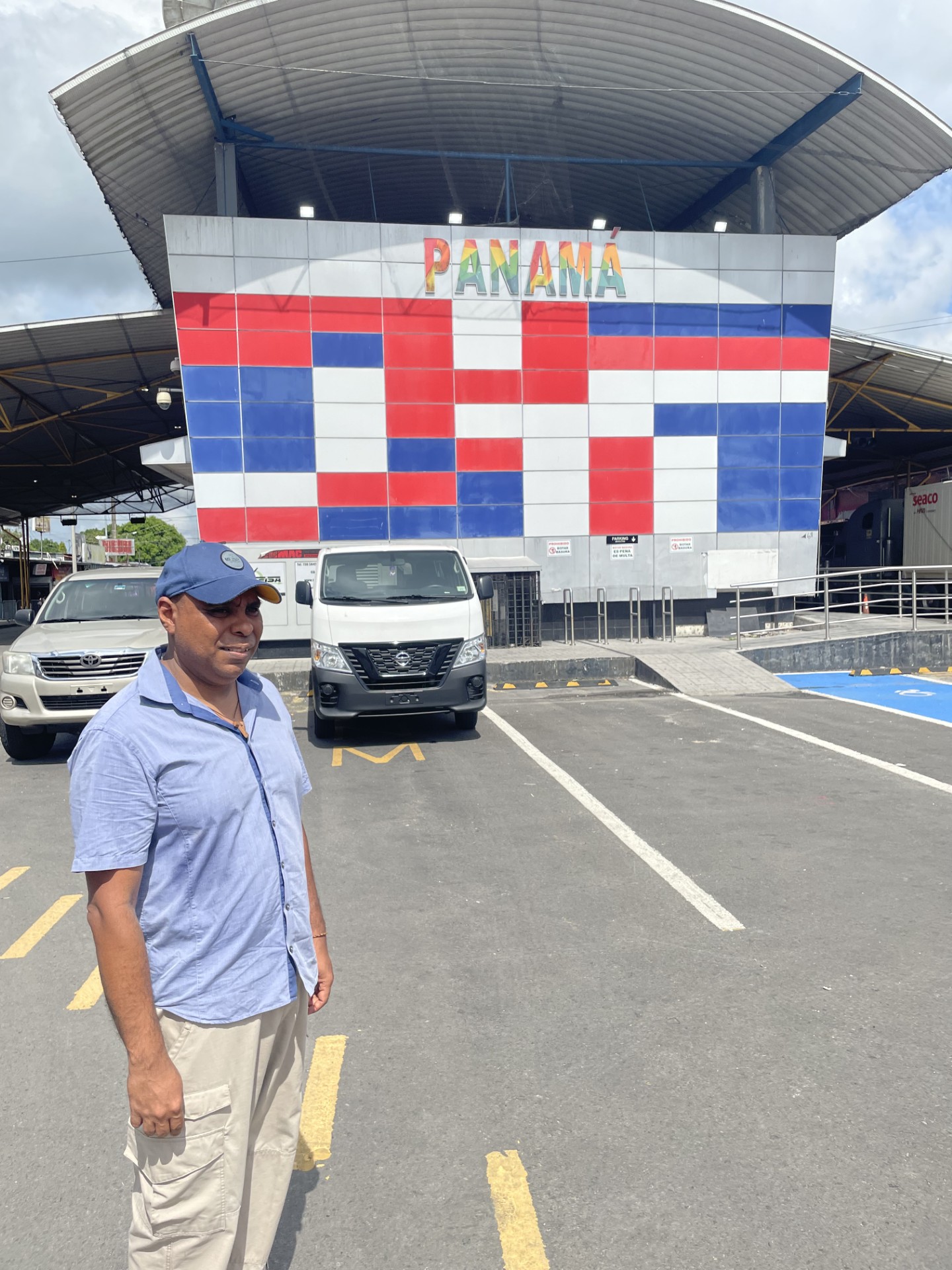 Rafa Lara at the Panama-Costa Rica Border