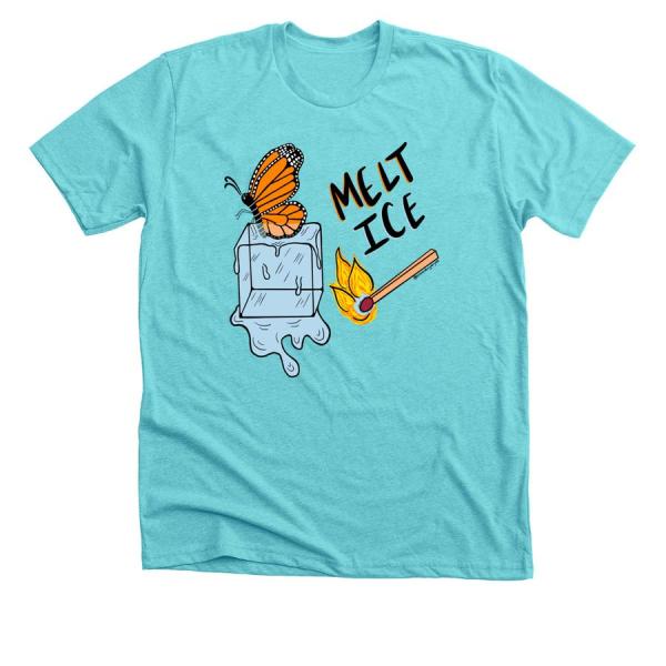 "Melt ice" shirt design.