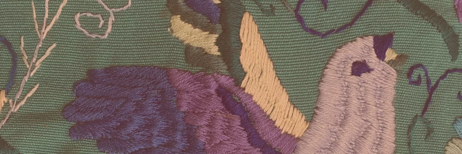 Bird textile pattern.